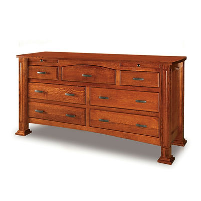 Amish Lexington 7-Drawer Dresser w/Jewelry Drawer