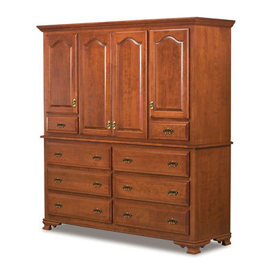 Amish Heritage 8-Drawer 4-Door 2-Piece Mule Chest
