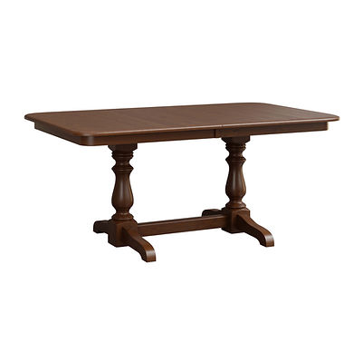 Amish Boston Double Pedestal Dining Table