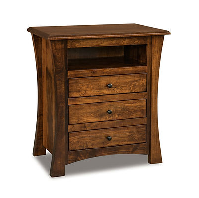 Amish Matison 3 Drawer Night Stand