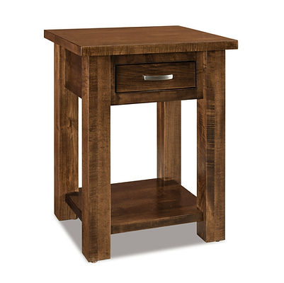Amish Heidi 1-Drawer Open Night Stand