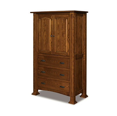 Amish Lexington 3-Drawer 2-Door Armoire