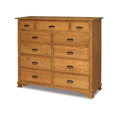 Amish Heritage 11 Drawer Double Chest of Drawers