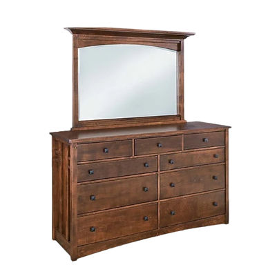 Amish Kascade 9-Drawer Mule Dresser