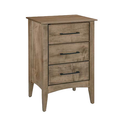 Amish Atlantic 3 Drawer Night Stand