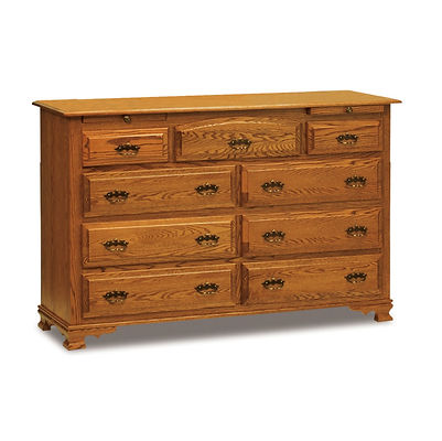Amish Heritage 9-Drawer Dresser w/2 Jewelry Drawers