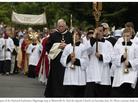Article: Pilgrimage draws 1,200 to Westerville St. Paul