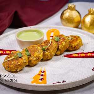 BHUTTA AND CHEESE KEBAB