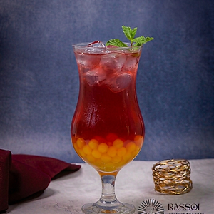 Cranberry Iced Tea Boba