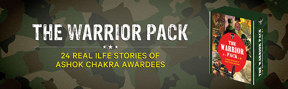 Thumbnail: Indian comics - The Warrior Pack (24 Ashok Chakra stories) (English)