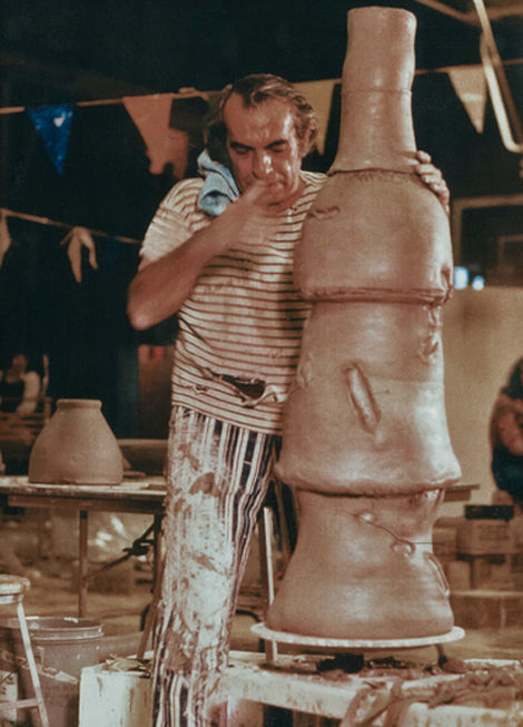 Thumbnail: Stack Pot by Peter Voulkos, 1976