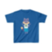 Kids Heavy Cotton™ Tee with Razzy The Raccoon