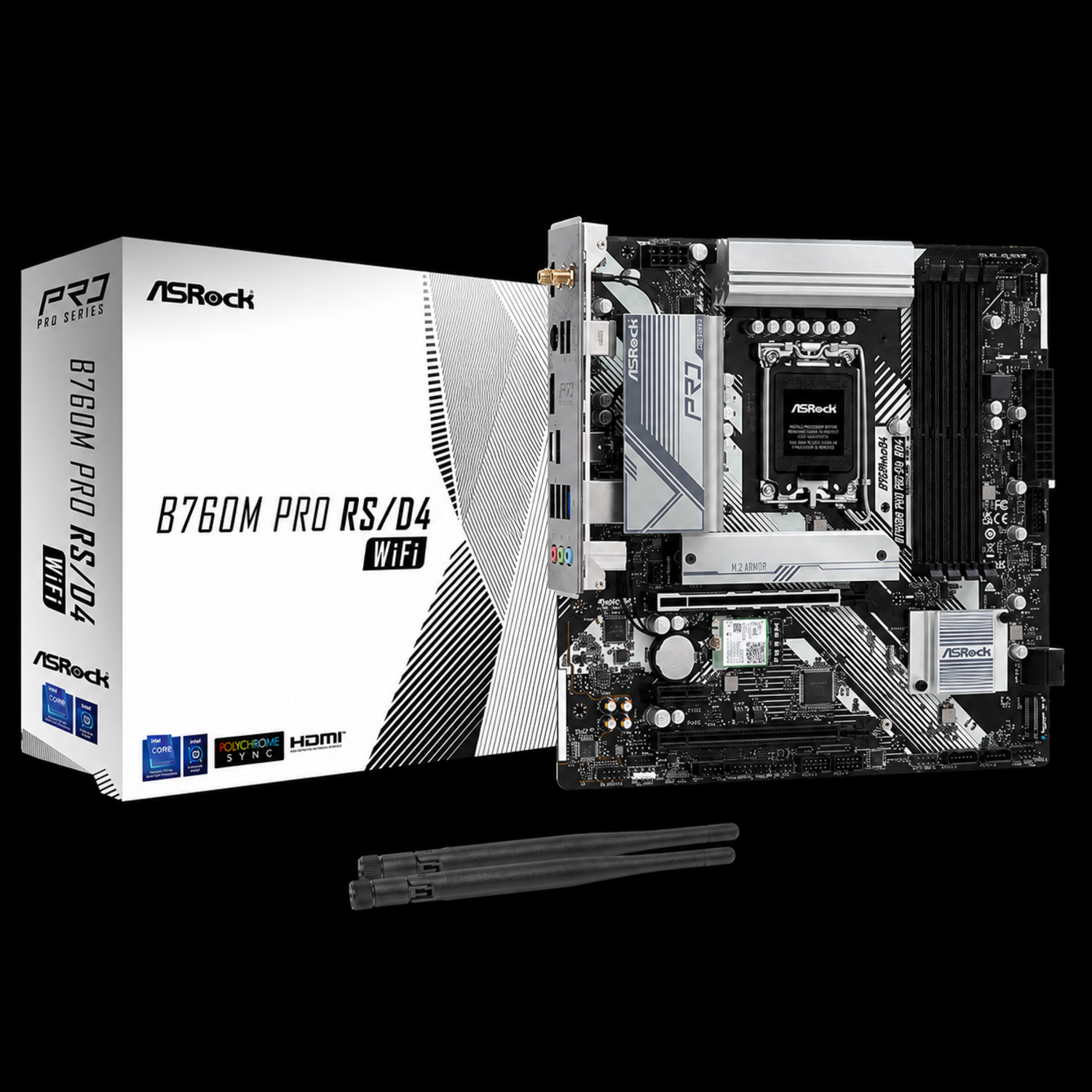 ASRock B760M Pro RS/D4 WiFi Motherboard