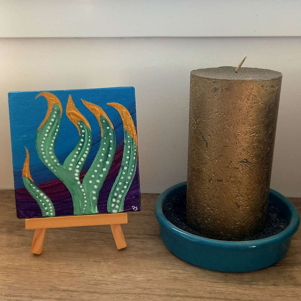 Petit tableau ~ Algues d'Or