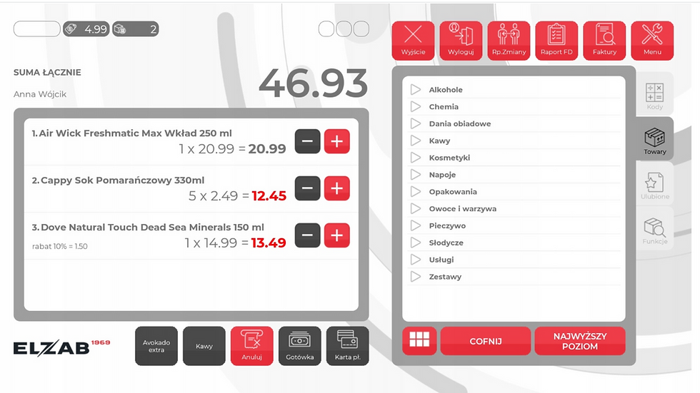 Miniatura: Terminal POS Sunmi D2S Lite 15,6 + Elzapp POS