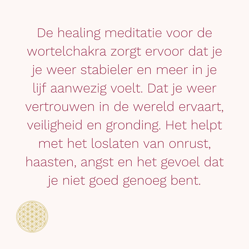 Thumbnail: Wortelchakra Healing Meditatie