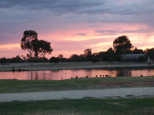 Sunset on Our Last Night in Nagambie - 2