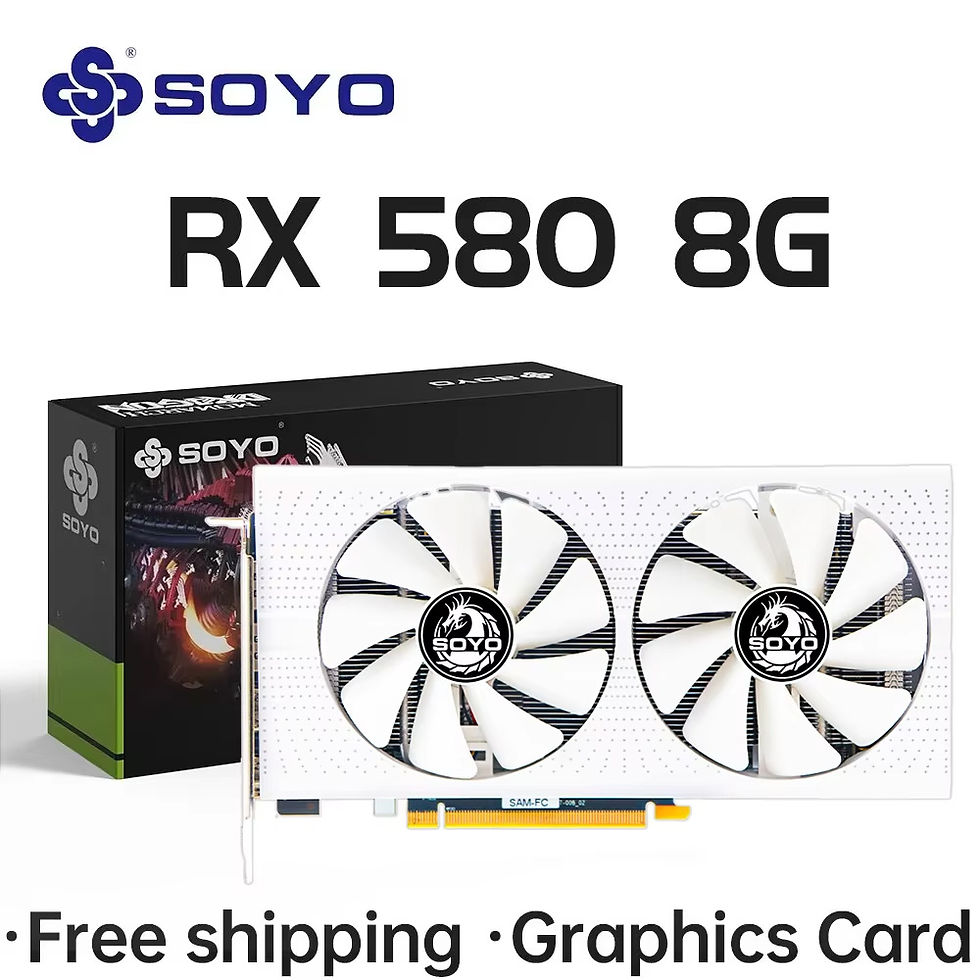 Miniatura: SOYO AMD GPU Radeon RX 550 4G GPU RX 580 GDDR5 Computer components PC Gaming Vid
