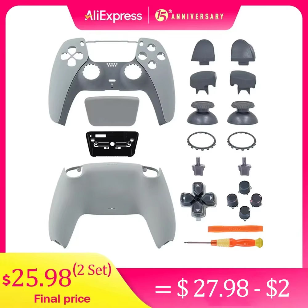for PS5 Controller Shell Back Front Cover Limited 30th Anniversary for Playstati
