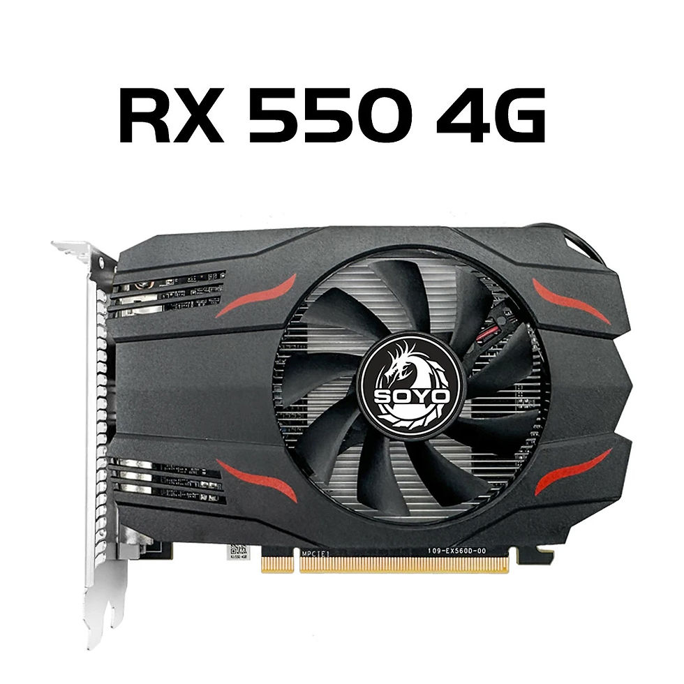 Miniatura: SOYO AMD GPU Radeon RX 550 4G GPU RX 580 GDDR5 Computer components PC Gaming Vid
