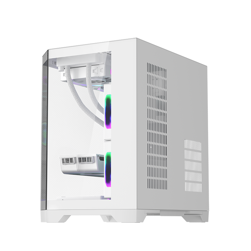 Miniatura: WJCOOLMAN Dreamer mini PC case M-ATX Three Sided Glass sea view room 240 water c