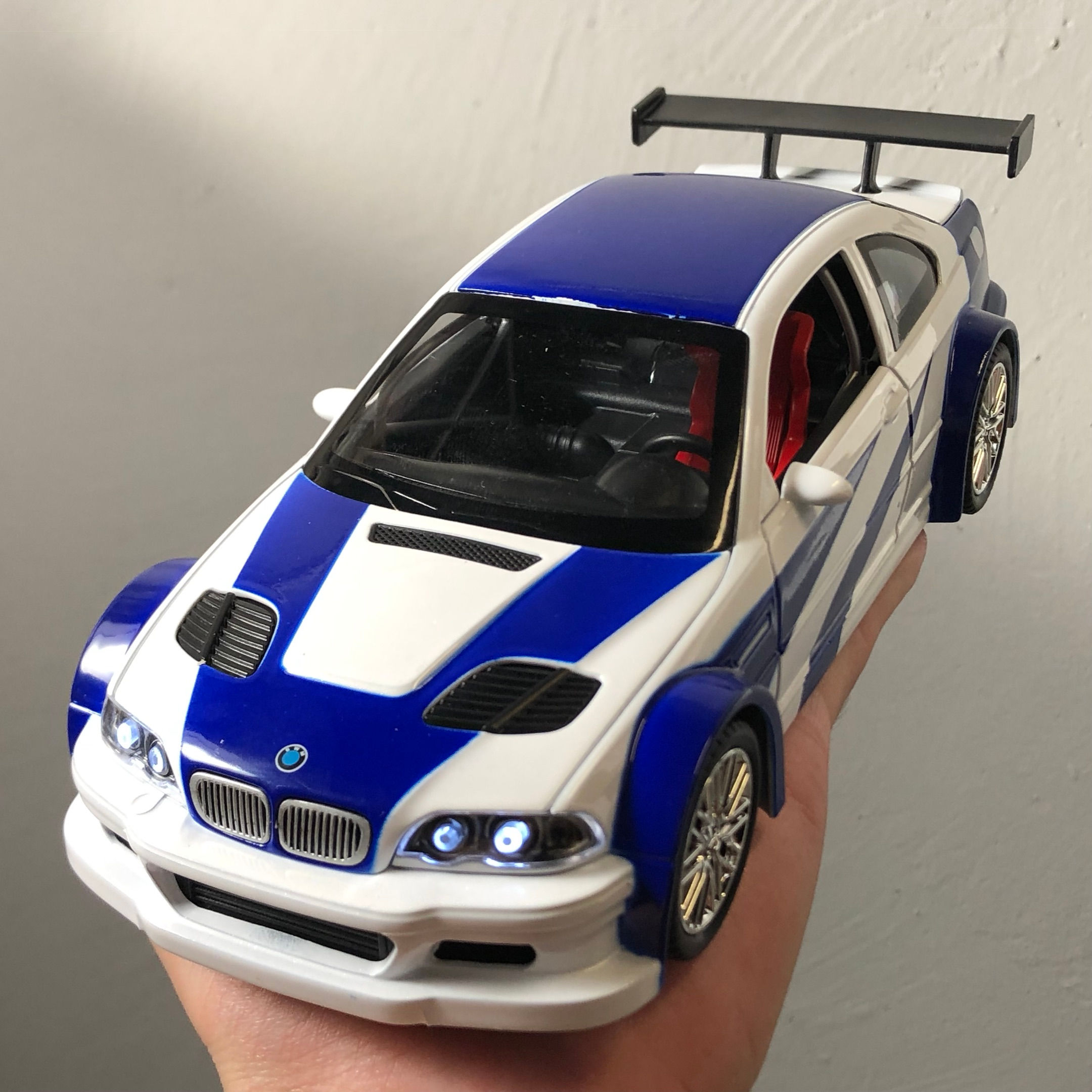 1:24 BMW M3 GTR E46 Performance Road Racing Alloy Metal Diecast Model Car Home T