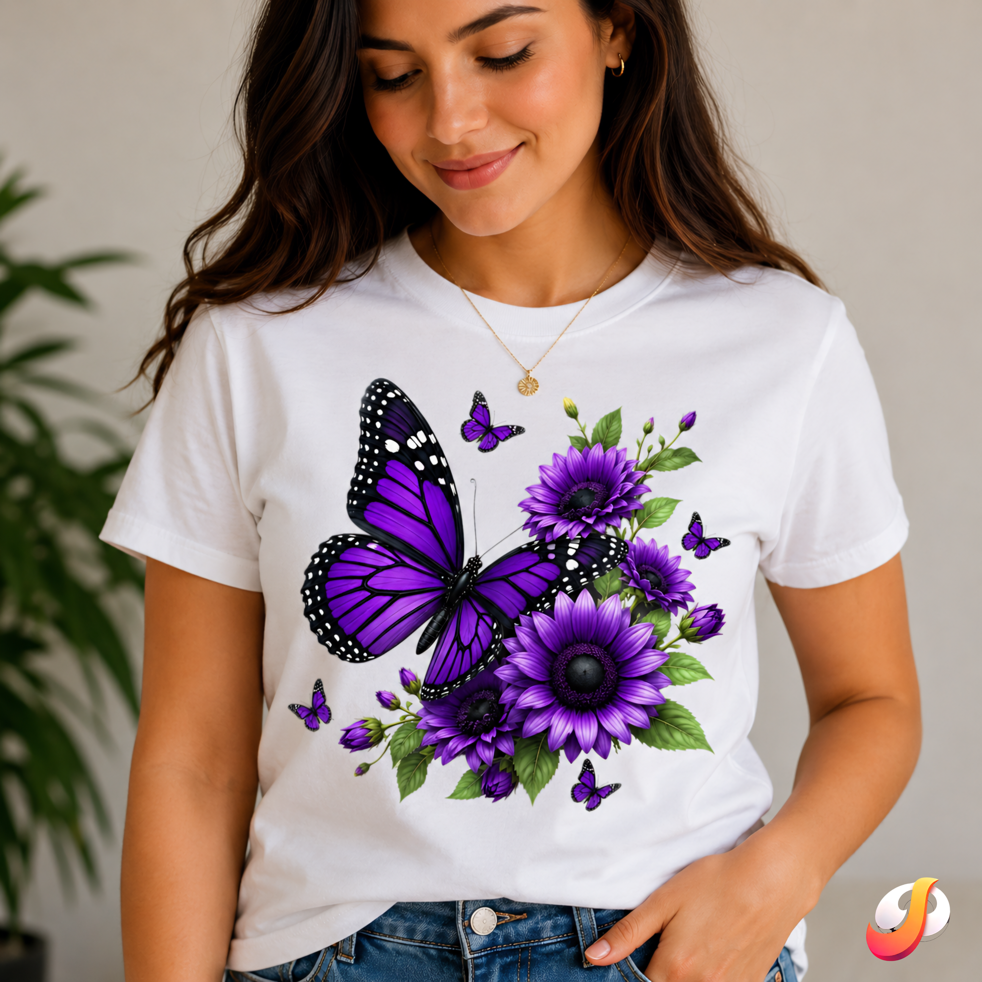 Mariposas y Flores