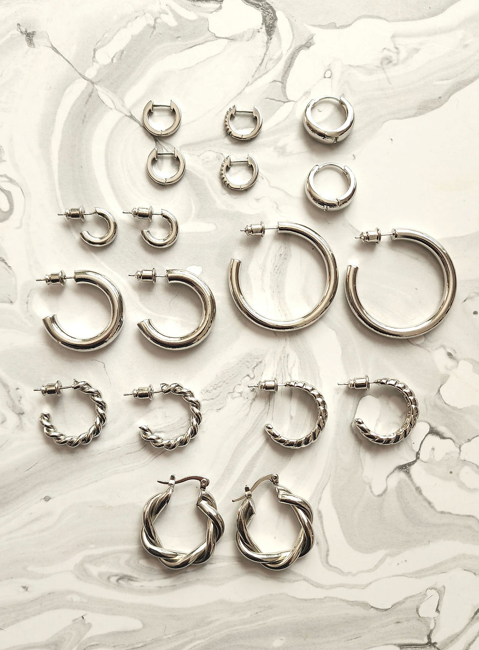 Thumbnail: Waterproof Multi Hoop White Set