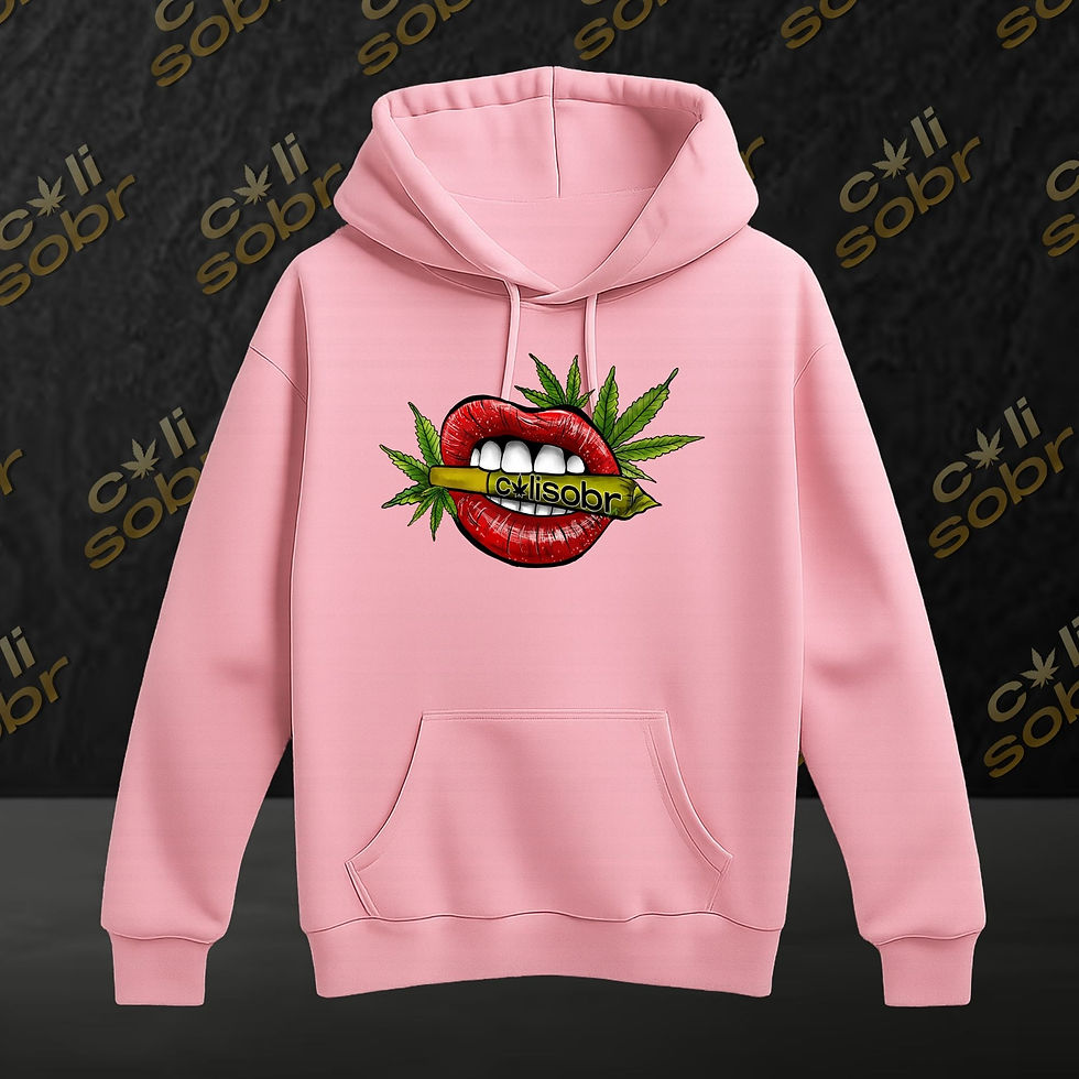 Thumbnail: CaliSobr: Blunt Lips Hoodie