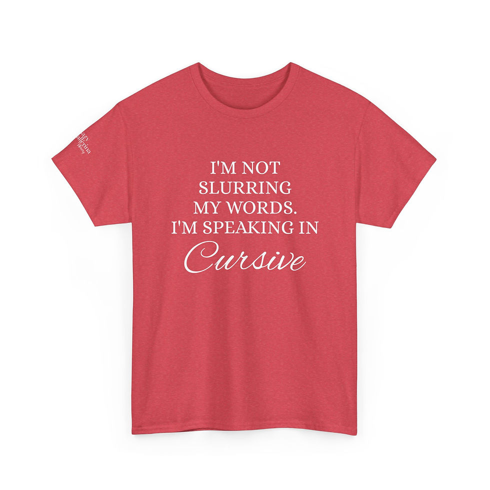 Thumbnail: Slurring My Words Unisex T-Shirt