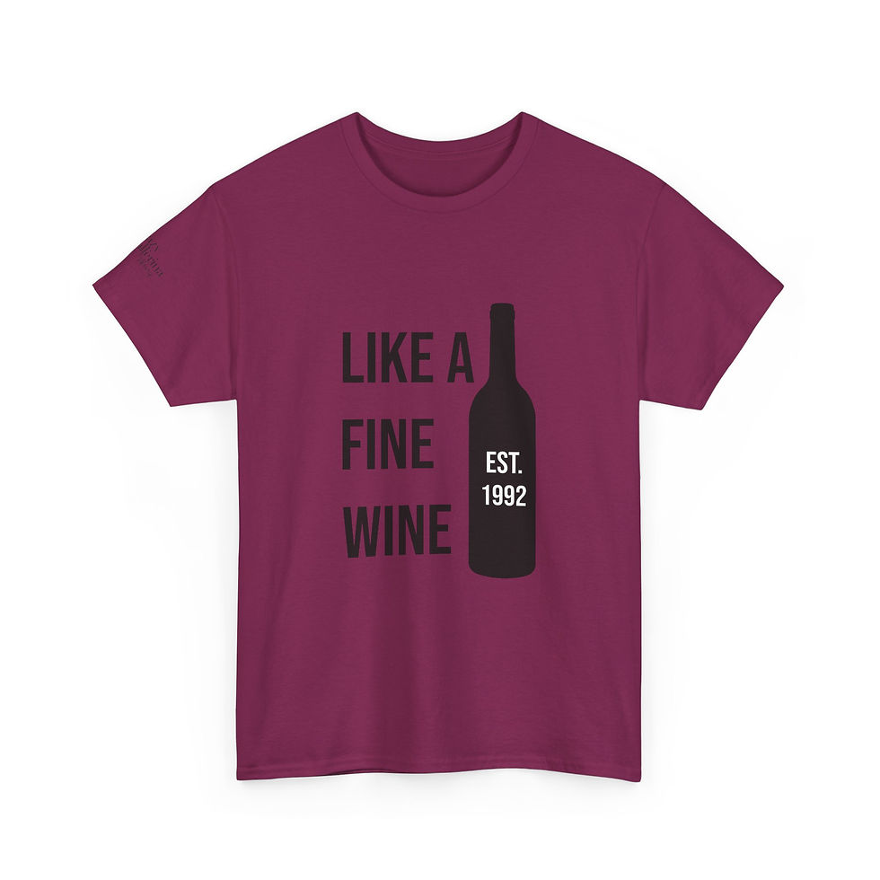 Thumbnail: Customizable Birthday Unisex Wine T-Shirt