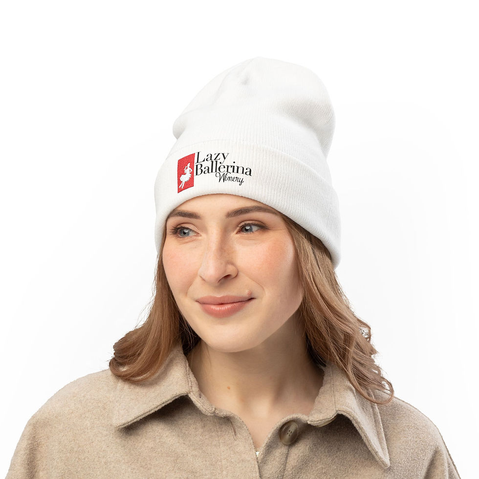 Thumbnail: Lazy Ballerina Knit Logo Beanie