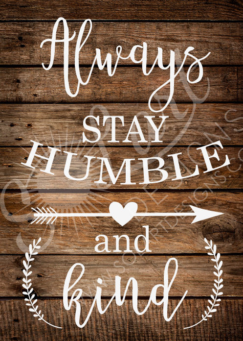 Thumbnail: 14 x 20 inch Humble and Kind Canvas