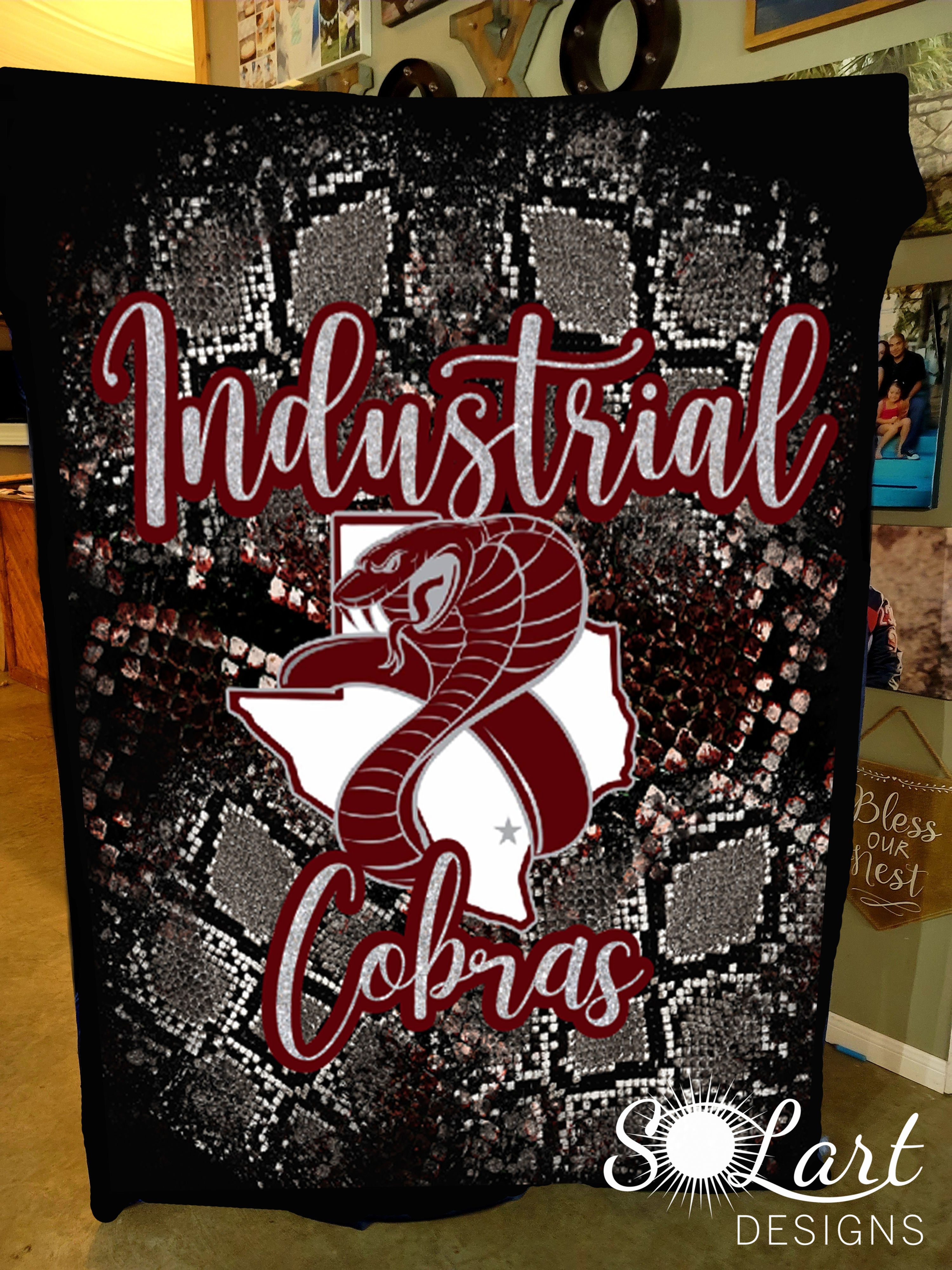 CUSTOM Industrial School Spirit Blanket