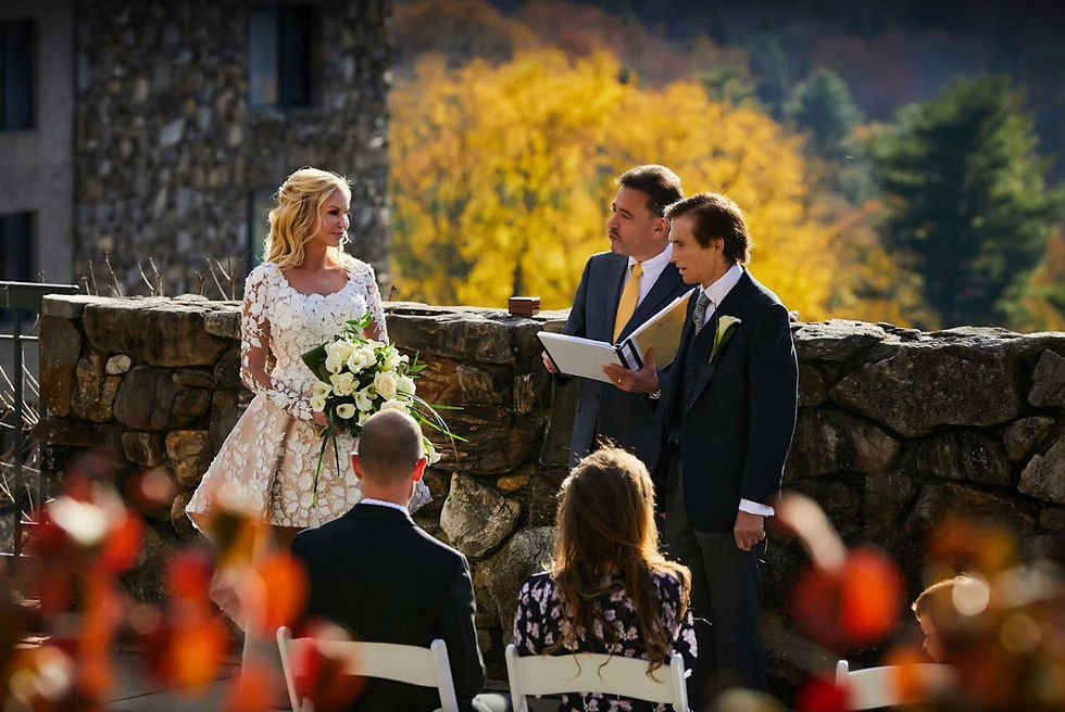 Wedding at Grove Park Inn, Asheville, NC