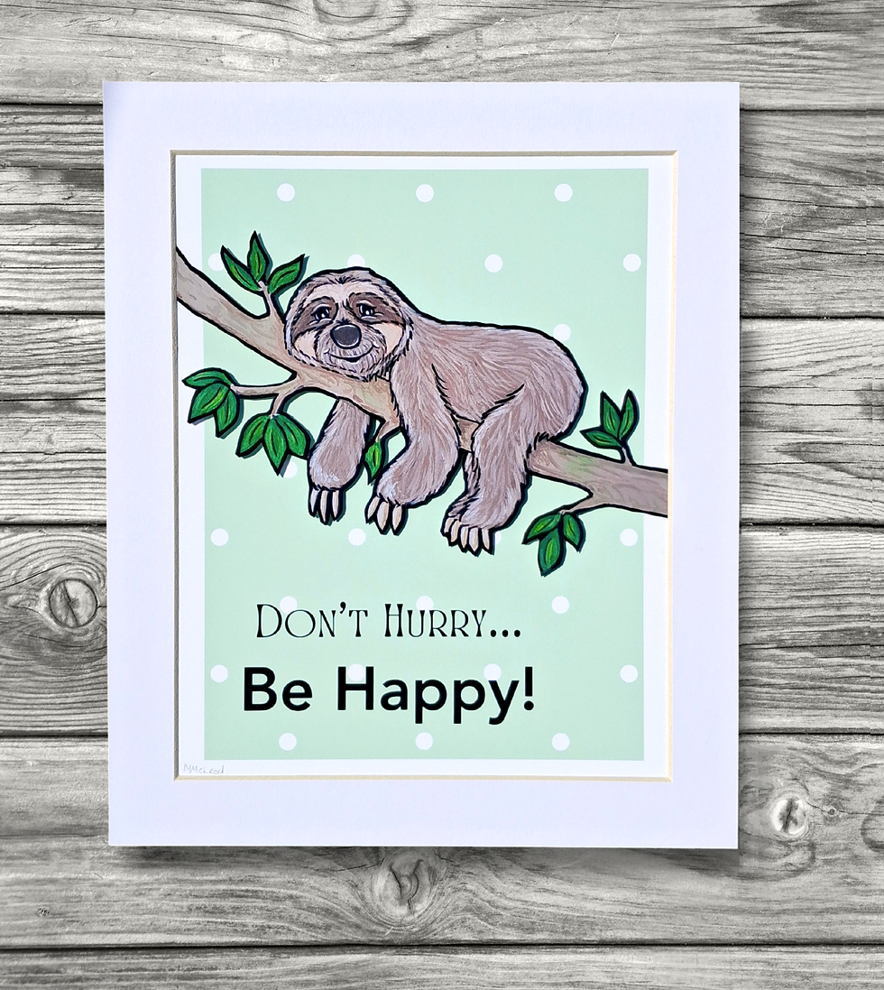 Thumbnail: "DON'T HURRY... BE HAPPY!"