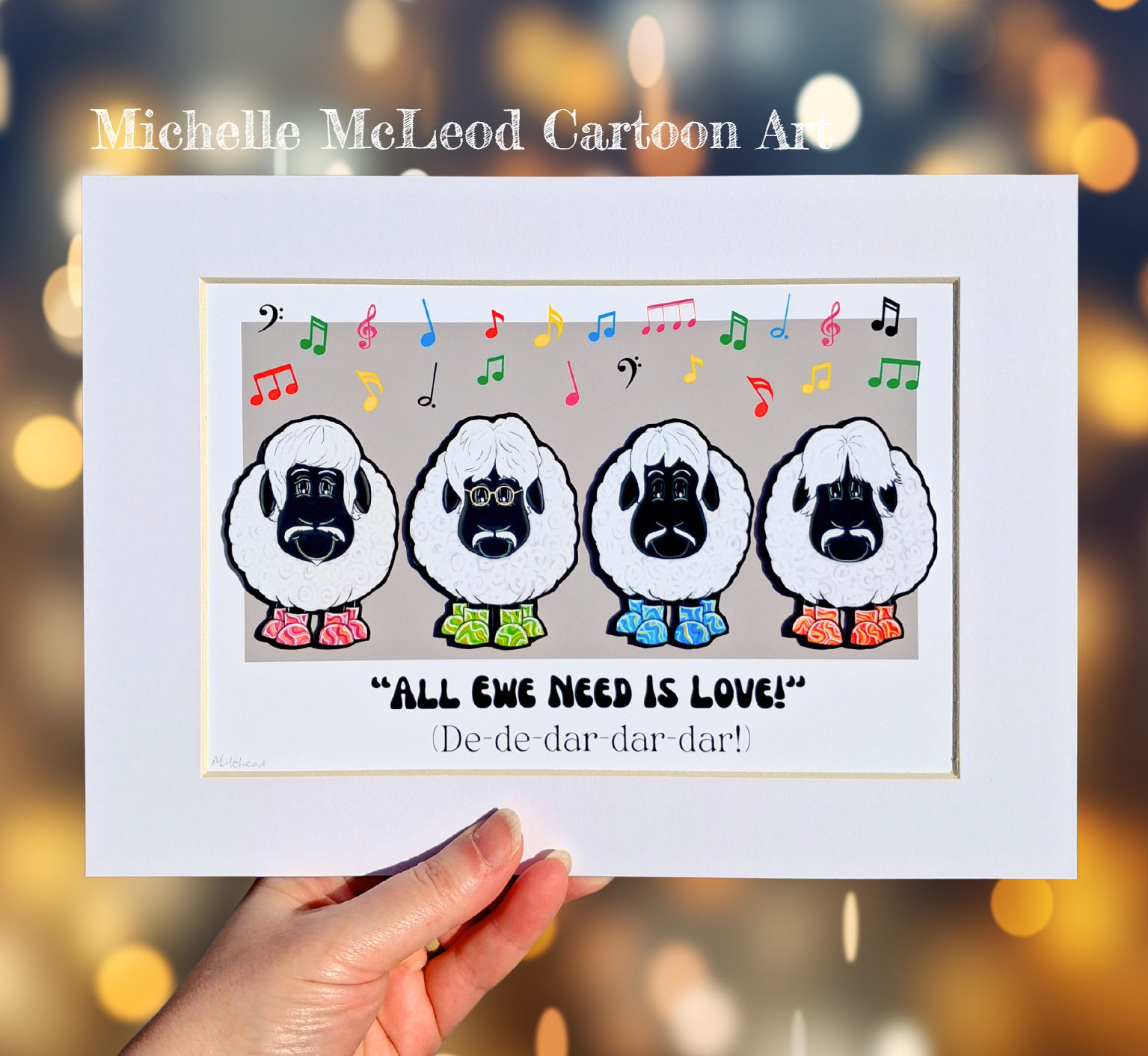 "All EWE need is Love!" print