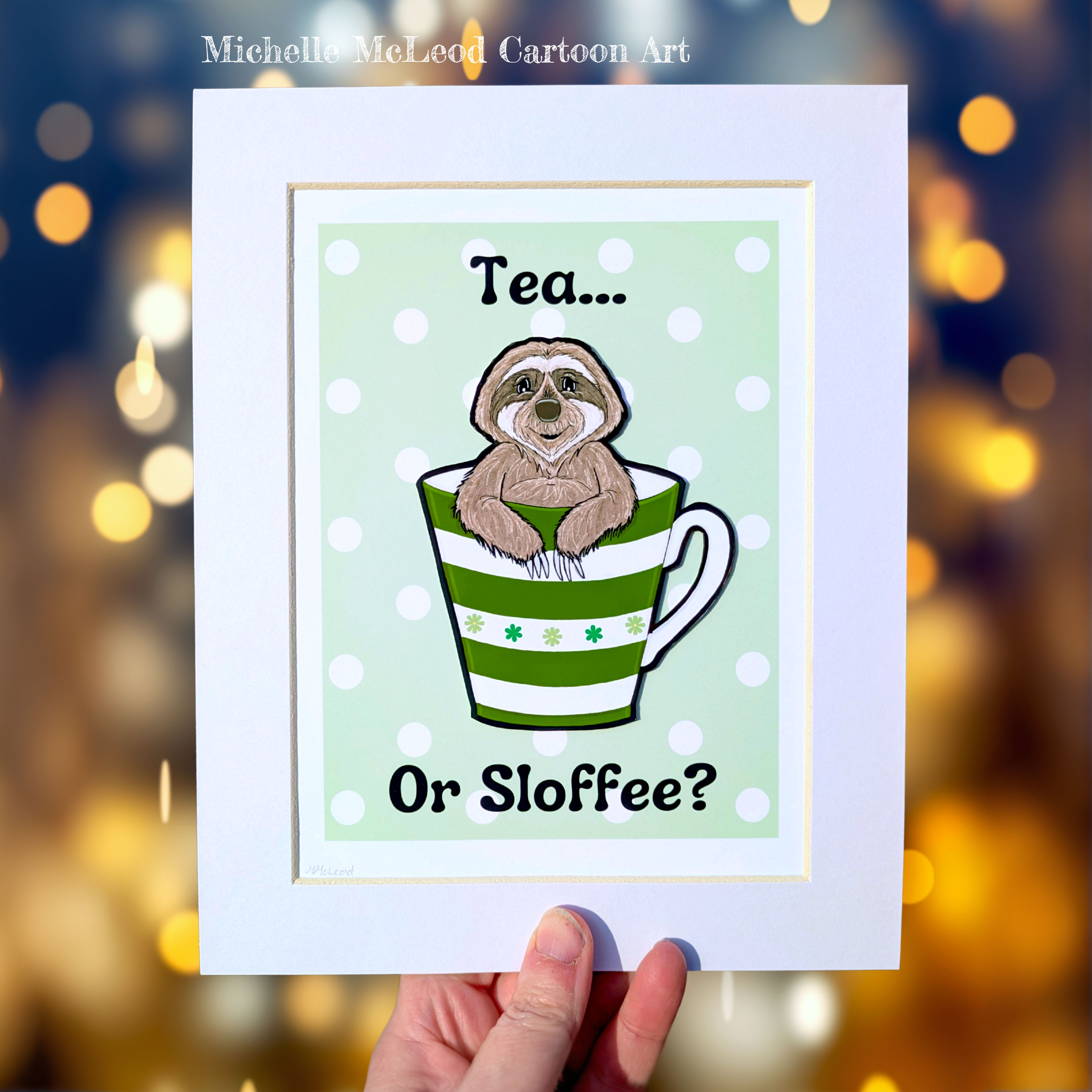 "Tea or Sloffee?" print