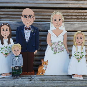 Wooden Wedding Couples