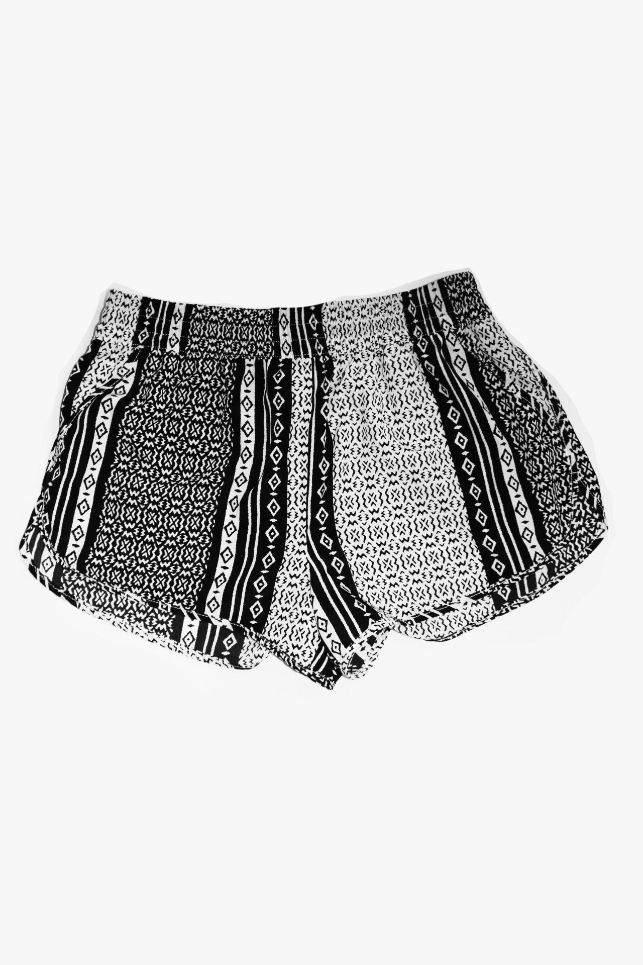 Printed Cropped Shorts