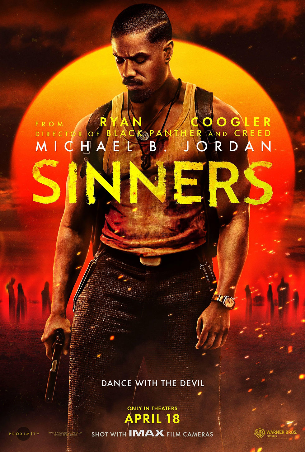 Film poster for Ryan Coogler's 'Sinners' (2025).