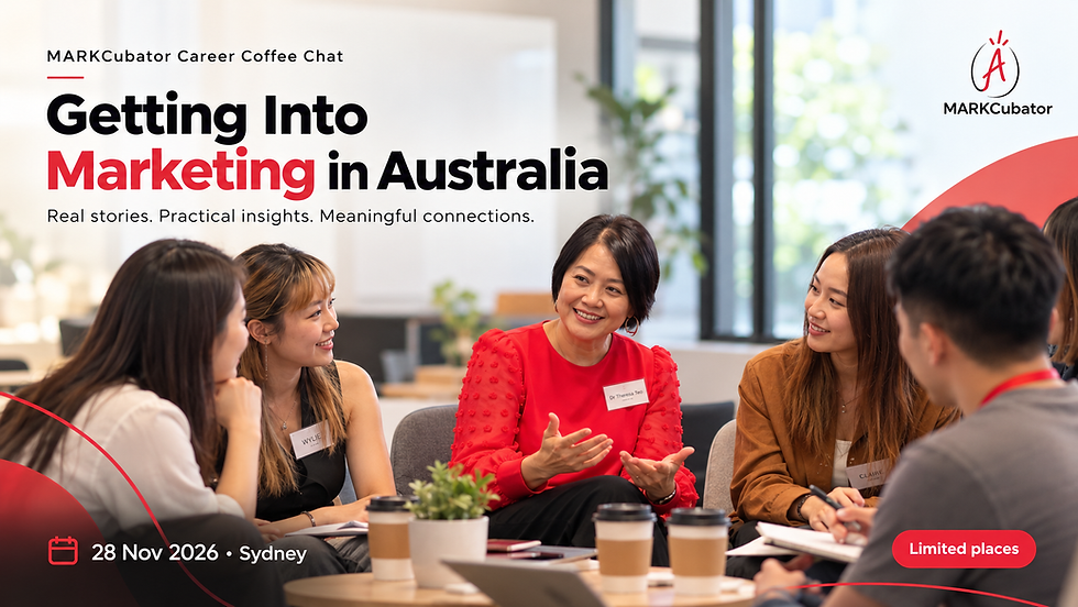 Getting Into Marketing in Australia | MARKCubator Coffee Chat