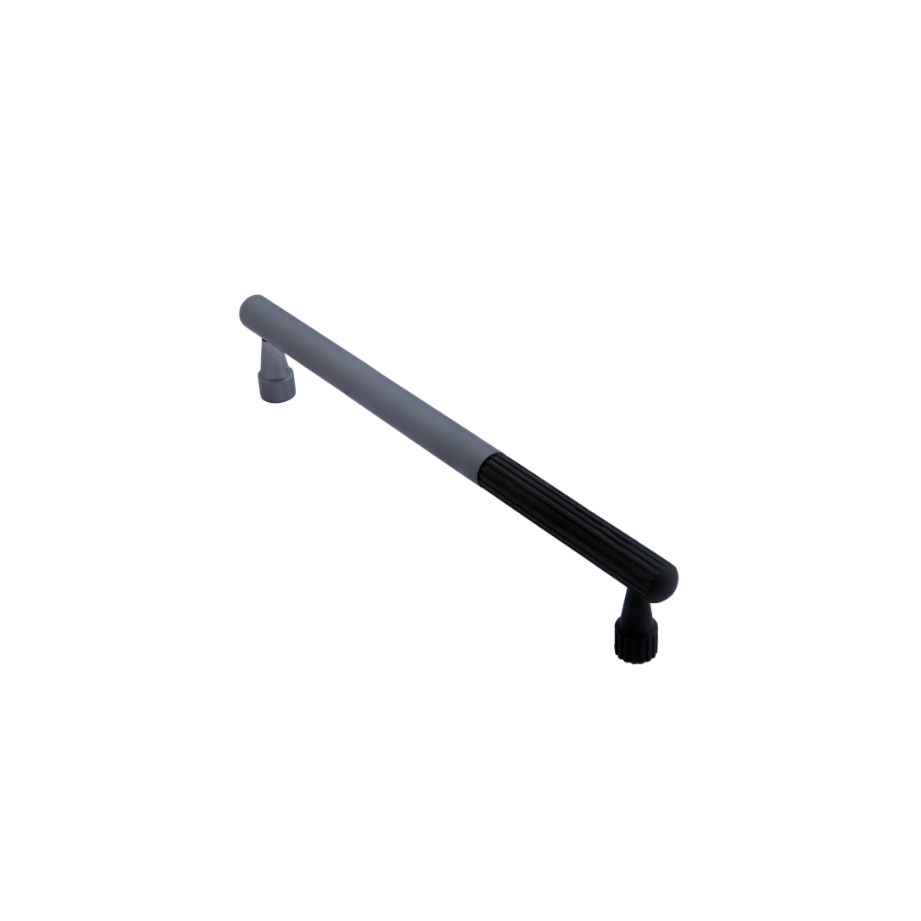 Thumbnail: Two-Tone Cylindrical Cabinet Handle - Aluminum Hardware | Code 125