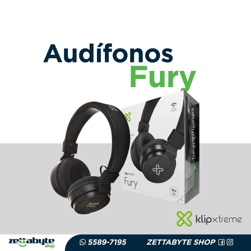 HEADSET FURY KLIP XTREME BLUETOOTH