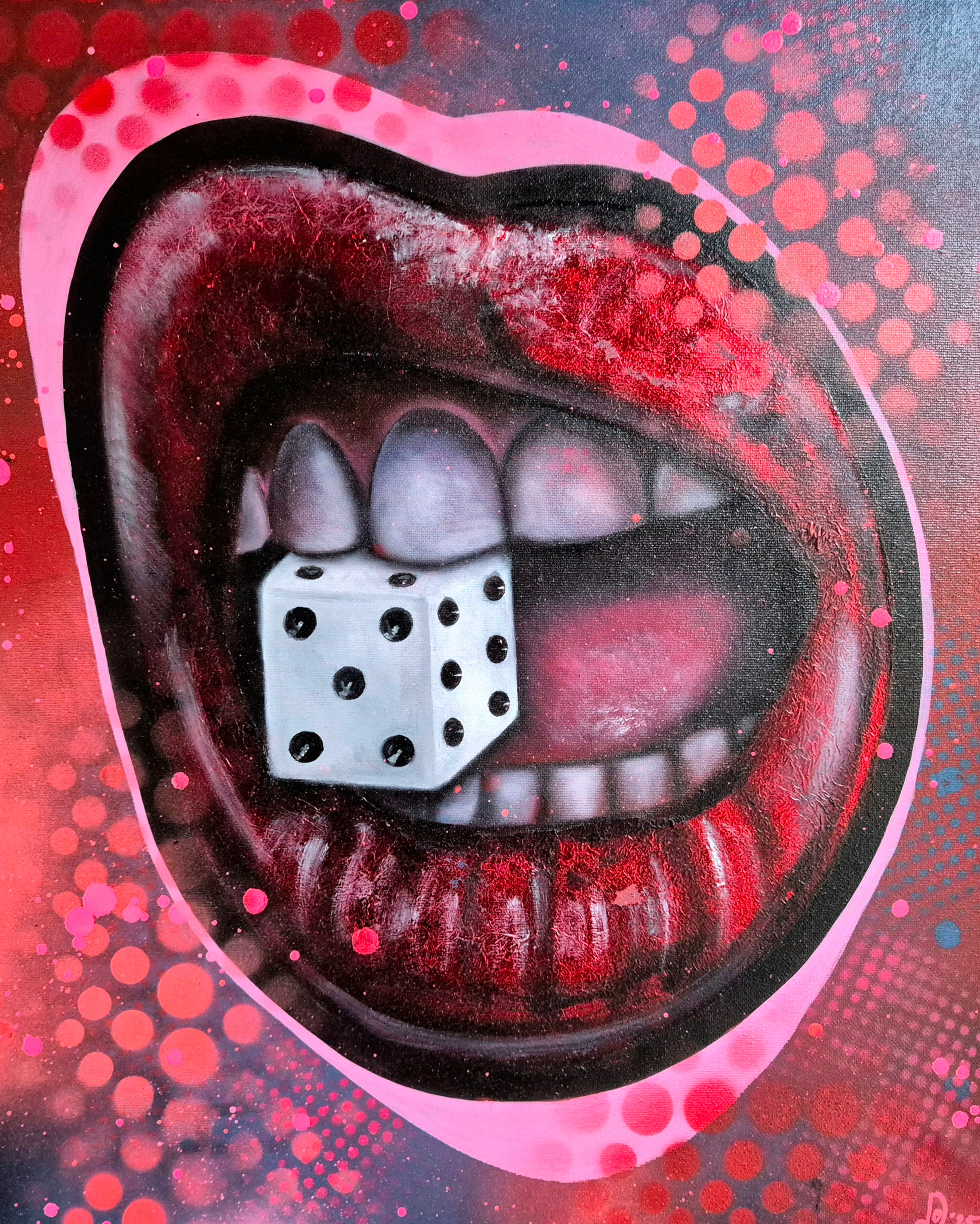 Tumbling Dice 40x50cm 