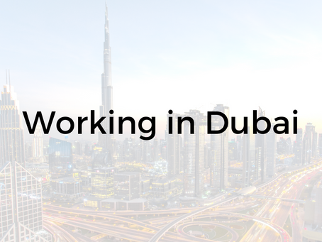 Working in Dubai