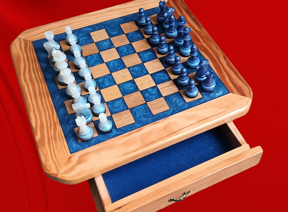 hand made chess board