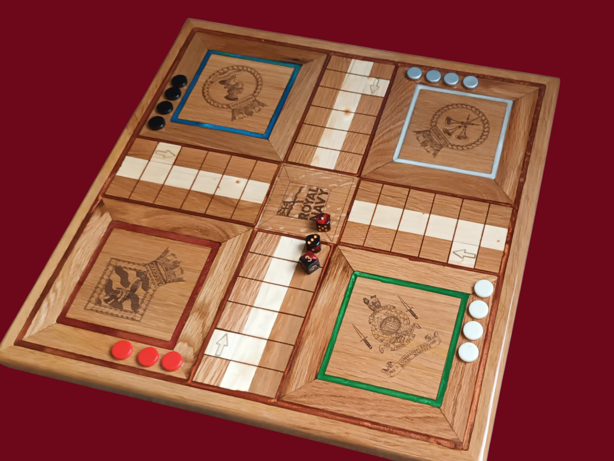 OAK UCKERS BOARD — Handmade Solid Oak
