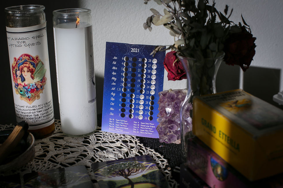 Thumbnail: Moon Phase Postcard Lunar Calendar 2021