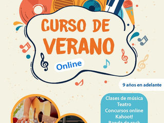 Curso de Verano para Chavitos. De 9 años en adelante 100% en línea.